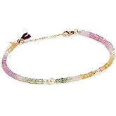SHASHI Women's Ella Gemstone Bracelet, Multi Sapphire, One Size