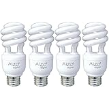 ALZO 15W Joyous Light Full Spectrum CFL Light Bulb 5500K, 750 Lumens, 120V, Pack of 4, Daylight White Light