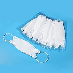 50Pcs KF94 Fish Shaped Kids Masks, 4-Layer Face