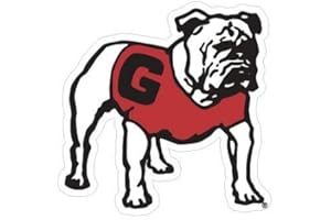 CRAFTIQUE UGA Georgia Bulldogs Large 12" Standing Dawg Magnet