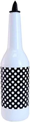 Flairco Flair Bottle - B/W Polka Dots Design - 750ml