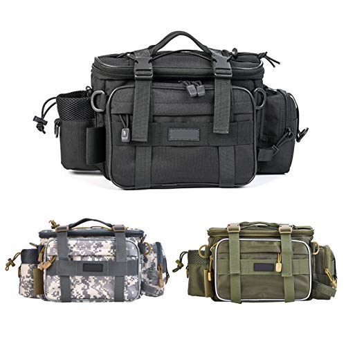 Saniswink1 Angeltasche, Outdoor-Sport, Einzelschulter, Gürteltasche, Angelköder, Spule, Aufbewahrungstasche, Tasche… – Bild 5