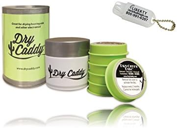 DryCaddy on The Go Hearing Aid Drying System - Includes Free Liberty Keychain Battery Holder
