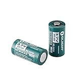 Olight 650mAh 16340 RCR123A 3.7v Lithium-ion Rechargeable Batteries Design for Olight S MINI SMINI H1 Headlamp S1 S10R S10C S10 S10R II Flashlights( 2mm longer than stardard batteries)