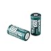 Olight 650mAh 16340 RCR123A 3.7v Lithium-ion Rechargeable Batteries Design for Olight S MINI SMINI H1 Headlamp S1 S10R S10C S10 S10R II Flashlights(2mm longer than stardard batteries)