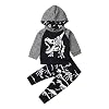 Hailouhai Peuter Baby Jongens Outfits Set Lange Mouw Lady Killer Gedrukt Hoodies Top + Lange Leggings Camouflage…