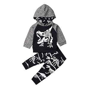Hailouhai Peuter Baby Jongens Outfits Set Lange Mouw Lady Killer Gedrukt Hoodies Top + Lange Leggings Camouflage…