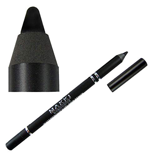 Deep Black Waterproof Glide on Eyeliner Pencil Colour Shade Number 01 Super long stay and smudge proof Eye Liner — image 1