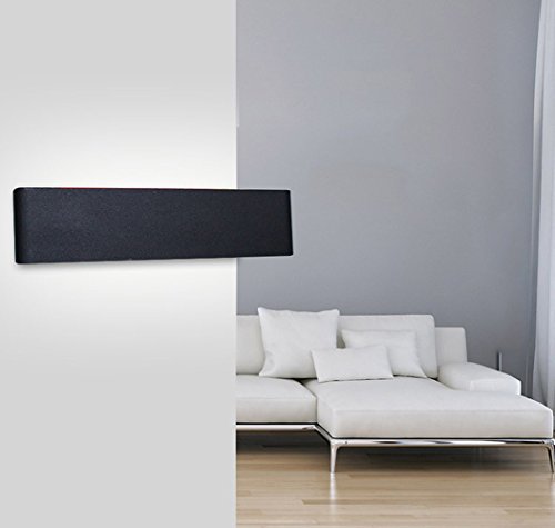 Rumfo Wall Light, Modern Minimalist LED Aluminum Lamp Bedside Lamp Wall Lamp Room Bathroom Mirror Light Direct Creative aisle (48cm 18w)