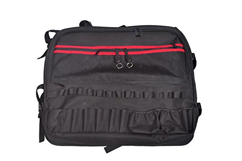 MOEBULB Multi-Pockets Roll Cage Cargo Storage Bag Saddlebag for Jeep Wrangler JK 2007-2016 Tool Kits Bottle Drink Phone Tissue Gadget Holder (2-Door, 1pcs/set)