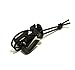 Sweetfun Tactical Gear Clip Molle Web Dominators for Outdoor Hydration Tube Backpack Straps Management Set of 4 Black