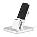 iPhone Stand.Ziku Aluminum iPhone Charger Stand Dock Station for iPhone Charging Dock, iPhone Charger, Stand for iPhone 8, 8 Plus, iPhone X, iPhone 7, 7 Plus, 6, 6 Plus, Support Charging with Case