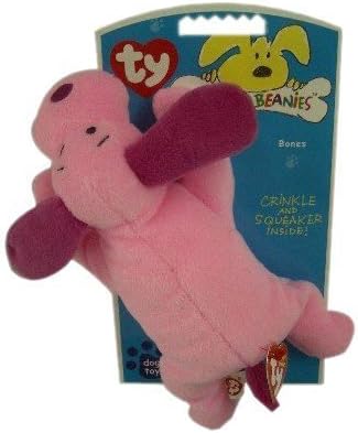 Ty Bow Wow Beanies Bones - Pink Dog