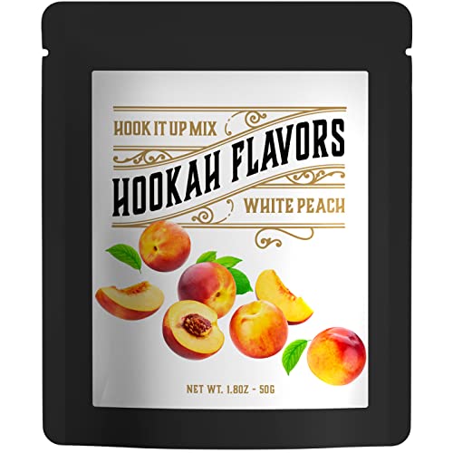 Hook IT UP Mix Hookah Flavors White Peach Shisha Flavor No Nicotine