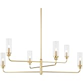 Hudson Valley Lighting Halifax - 6 Light Chandelier-18.75 Inches Tall and 48 Inches Wide