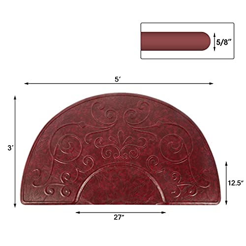 Artist Hand 3 Ft. X 5 Ft. Barber Chair Mat AntiFatigue Salon & Barber Comfort & Support Mat