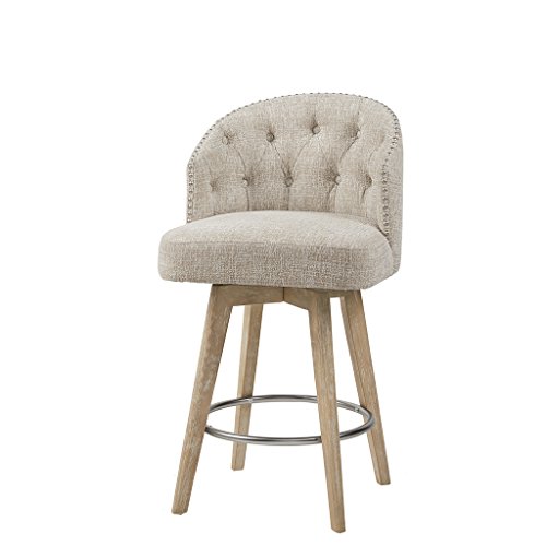 ceylon woven and wood counter stool