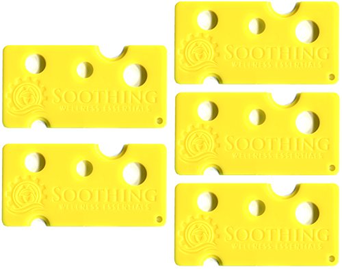 5 Pack Essential Oils Opener Key Tool Set (CANARY YELLOW) - The Perfect Opener and Remover Accessory for Roller Balls and Caps on Most Bottles - for DoTerra, Young Living, Aura Cacia & more