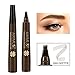 Lusucat Liquid Eyebrow Pen Waterproof Microblading Eyebrow Pencil with a Micro-Fork Tip Applicator Creates Natural Looking Brows Effortlessly