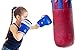 Kids Boxing Gloves for Kids Children Youth Punching Bag Kickboxing Muay Thai Mitts MMA Training Sparring Gloves (Blue, 4 oz)