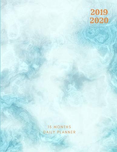 2019 2020 15 Months Blue Marble Daily Planner: Academic Hourly Organizer In 15 Minute Interval; Appointment Calendar With Address Book, Password Log & ... Diary With Quotes; From Jun 2019 To Aug 2020