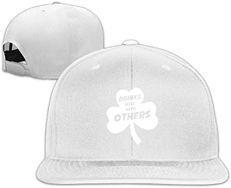 Drinks Well With Others Flat Brim Baseball Hat