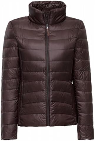 Xswsy XG Women's Packable Winter Lightweight Jacket Reversible Down Coat Coffee XS