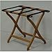 Wooden Mallet Designer Curve Leg Luggage Rack, Medium Oak