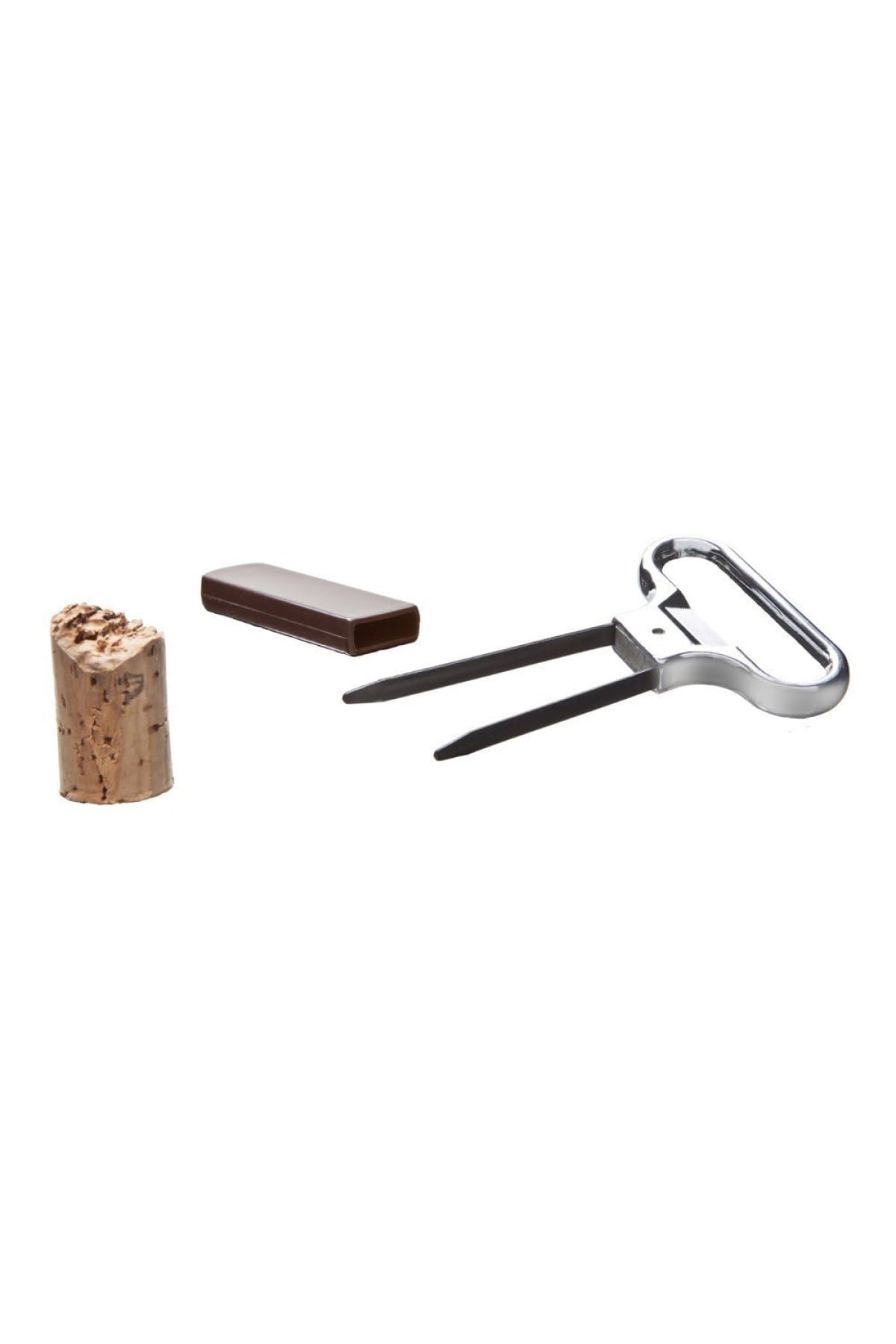Vacu Vin Cork Puller,Silver,10.5x16x1.4 cm