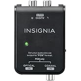 Insignia 0.91m (3 ft.) Digital to Analog Audio Converter Cable (NS-HZ313-C) - Black
