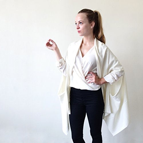 White Long Scarf Silk Scarf Cape Cape Scarves Blanket Scarf