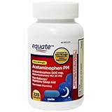 Equate Acetaminophen PM Extra Strength 225 Caplets