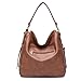 Hobo Bags for Women,DDDH Ladies Handbags Purses Crossbody Shoulder Bucket Bag Faux Leather Brown