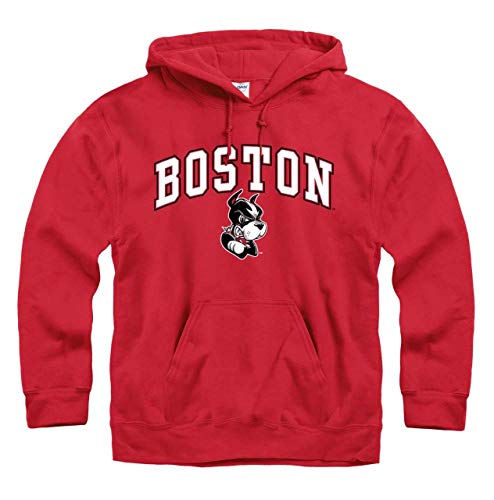 Campus Colors Boston Terriers Arch & Logo Gameday Hooded Sweatshirt - Red, Large