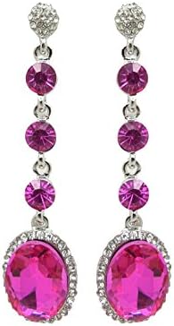 STStory USA Rhinestone Crystal Drop Down Earrings Connectors Bridal Earrings