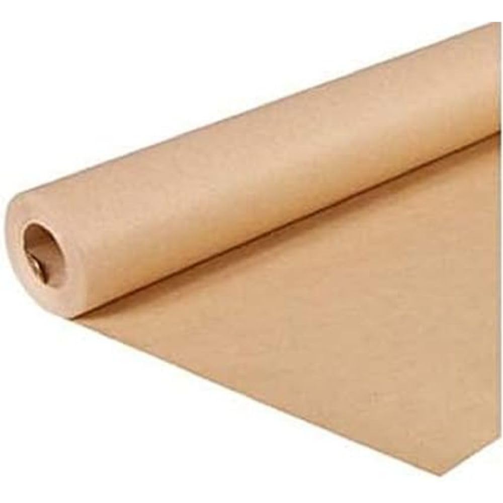 Clairefontaine - Ref 495071C - Kraft Plain Paper Roll (Single Roll) - 25 x 1m Size, 60gsm Paper, Acid Free, pH Neutral - Suitable for Painting & Drawing - Brown