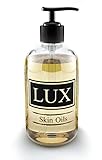 Lux Skin Oils Organic Sweet Almond Oil Cold-Pressed Skin and Hair Moisturizer, 8 oz
