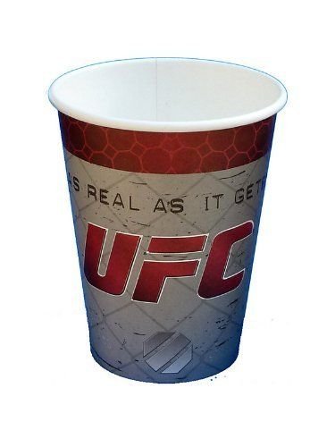 UFC Party Pack 8 Paper Cups 16 Napkins 8 Paper Plates As Real As It Gets NEW