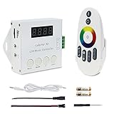 ALITOVE WS2812B WS2811 SK6812 LED Music Controller X2, Digital Addressable LED Strip RF Remote Music Controller, for WS2813 WS2815 1903 6803 Dream Color Programmable LED Pixel Light