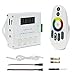 ALITOVE WS2812B WS2811 SK6812 LED Music Controller X2, Digital Addressable LED Strip RF Remote Music Controller, for WS2813 WS2815 1903 6803 Dream Color Programmable LED Pixel Light