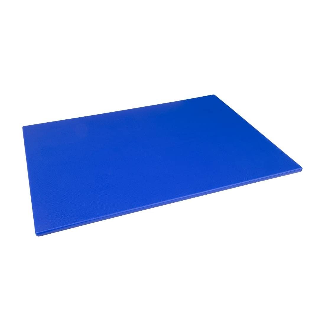 Hygiplas Low Density Blue Chopping Board Large 600x450x10mm - Colour Coded, Dishwasher Safe Cutting Board HC871