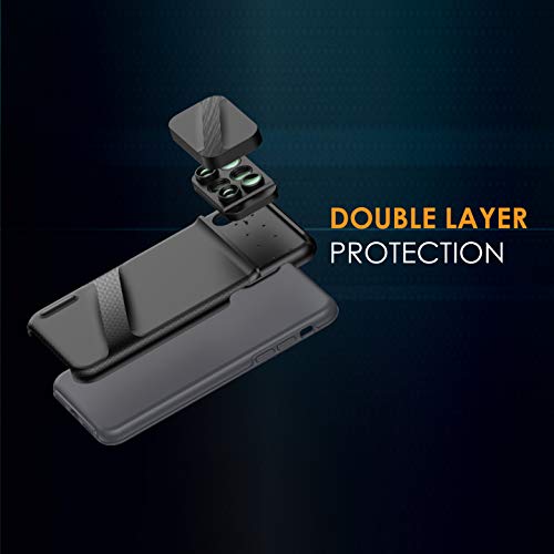 Ztylus Switch 6 for Apple iPhone Xs Max: 6 in 1 Dual Optics Lens System (Fisheye, Telephoto, Wide-Angle, Macro and Super Macro), Double Layer Protection (for iPhone Xs Max)