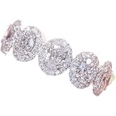 925 Sterling Silver Shiny Full Drill Cubic Zirconia Rings Diamond Rings for Women Jewelry Findings Earring Backs Findings (US Code 10)