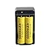8PC 9800mAh 18650 3.7V Batteries high-Capacity Rechargeable Battery and 1PC Battery Charger
