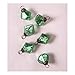 Luna Bazaar Mercury Glass Mini Ornaments (1 to 1.5-inch, Vintage Green, Elizabeth Design, Set of 6) -Great Gift Idea, Vintage-Style Decorations for Christmas, Special Occasions, Home Decor and Parties