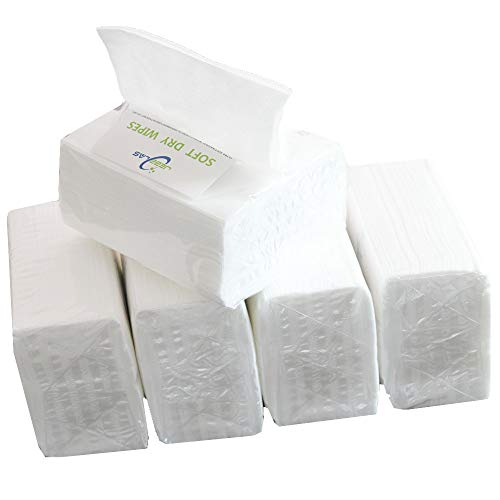 Jebblas Baby Dry Wipes Hospital Wipes Ultra Soft Cleaning Cloth Unscented Paper Towels Super