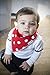 Baby Bandana Drool Bibs for Boys & Girls Unisex By quackbabyquack with FREE Carry Pouch 100% cotton