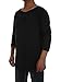 Seraih Men's Long Sleeve Henley Tee Raglan Sleeve Shirts (L, Black)