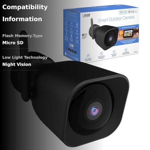 Feit Electric CAM/WM/WiFi 1080p HD Outdoor WiFi Smart Home Security Camera with Night Vision - View 3