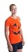 Ann Arbor T-shirt Co. Jack O' Lantern Pumpkin Women's T-Shirt/Easy Halloween Costume Fun Tee-Orange-Medium